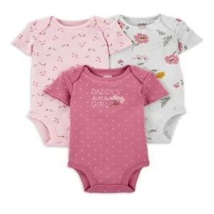 Carter’s 3pc onesie bundle NWT with FREE Gift